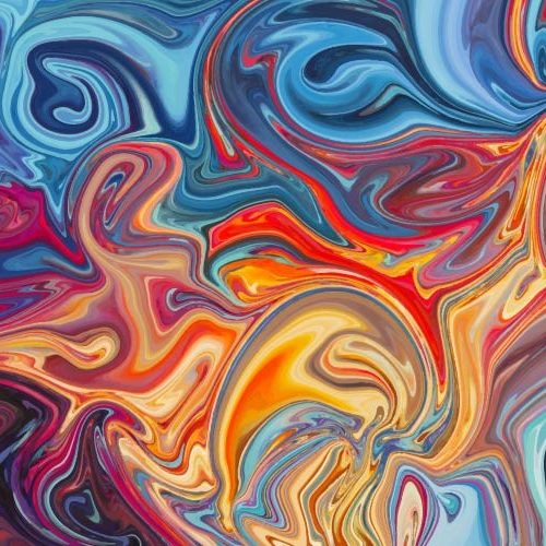 Collage Power Marble Wallpaper