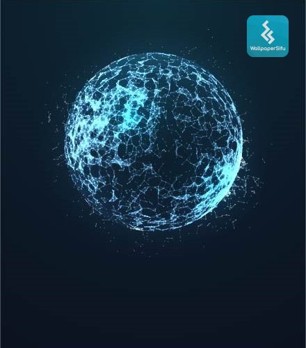 The Globe in a Corner Galaxy Wallpaper