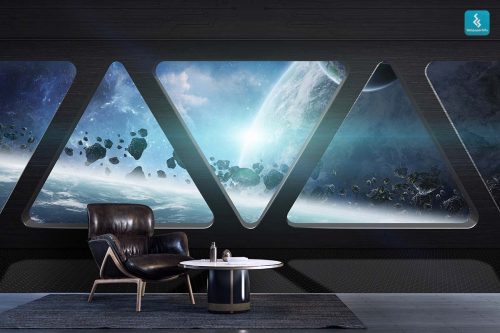 Adventure Space Station View Galaxy Wallpaper (SMP-Galaxy-041)