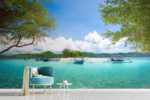 Boat and Ocean Wallpaper SMP-Scenery-010