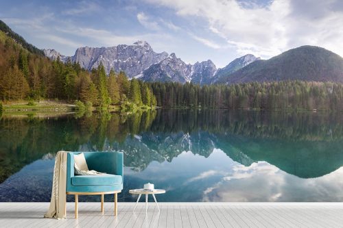 Forest and Lake Wallpaper SMP-Scenery-015