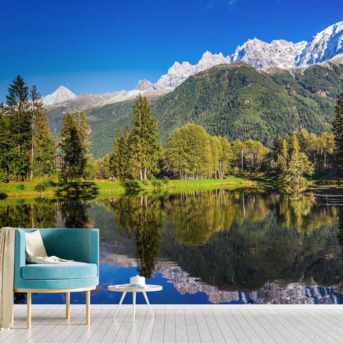 Splendid Countryside Lake Wallpaper SMP-Scenery-020