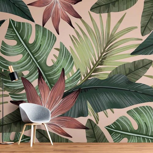 Tropical Floral Wallpaper (SM-Floral-008)