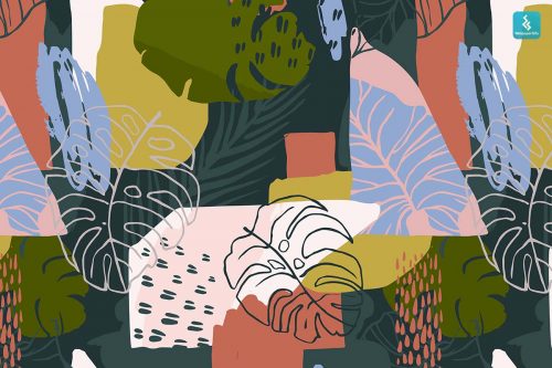 Abstract Floral Wallpaper (SM-Floral-013)