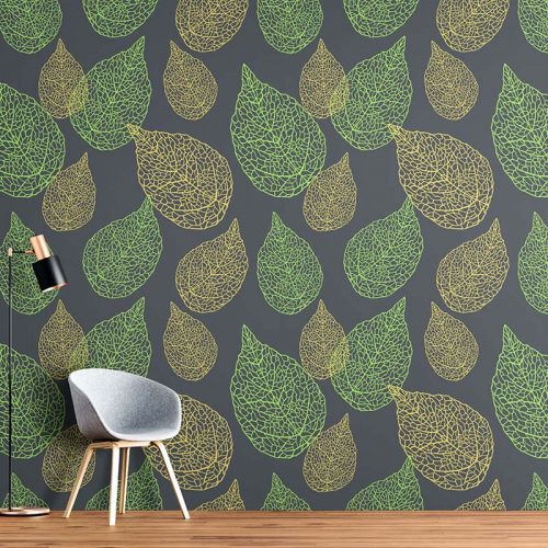 Green Foliage Floral Wallpaper (SM-Floral-014)