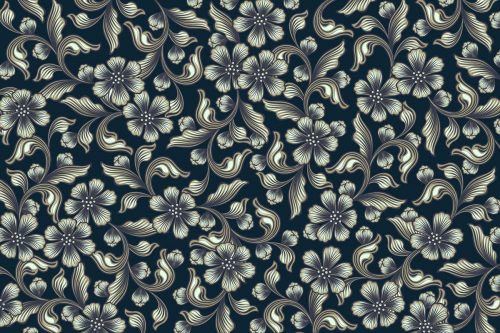 Classic Pattern Floral Wallpaper (SM-Floral-020)