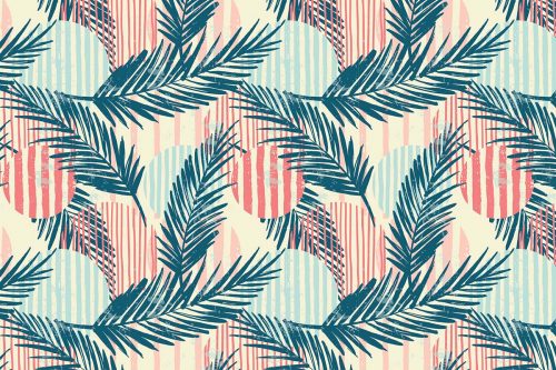 Retro Summer Floral Wallpaper (SM-Floral-021)