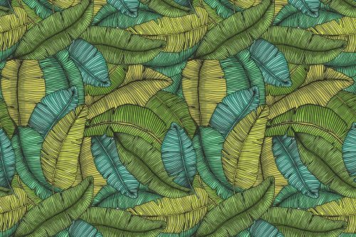 Banana Leaf Wallpaper (SM-Floral-023)