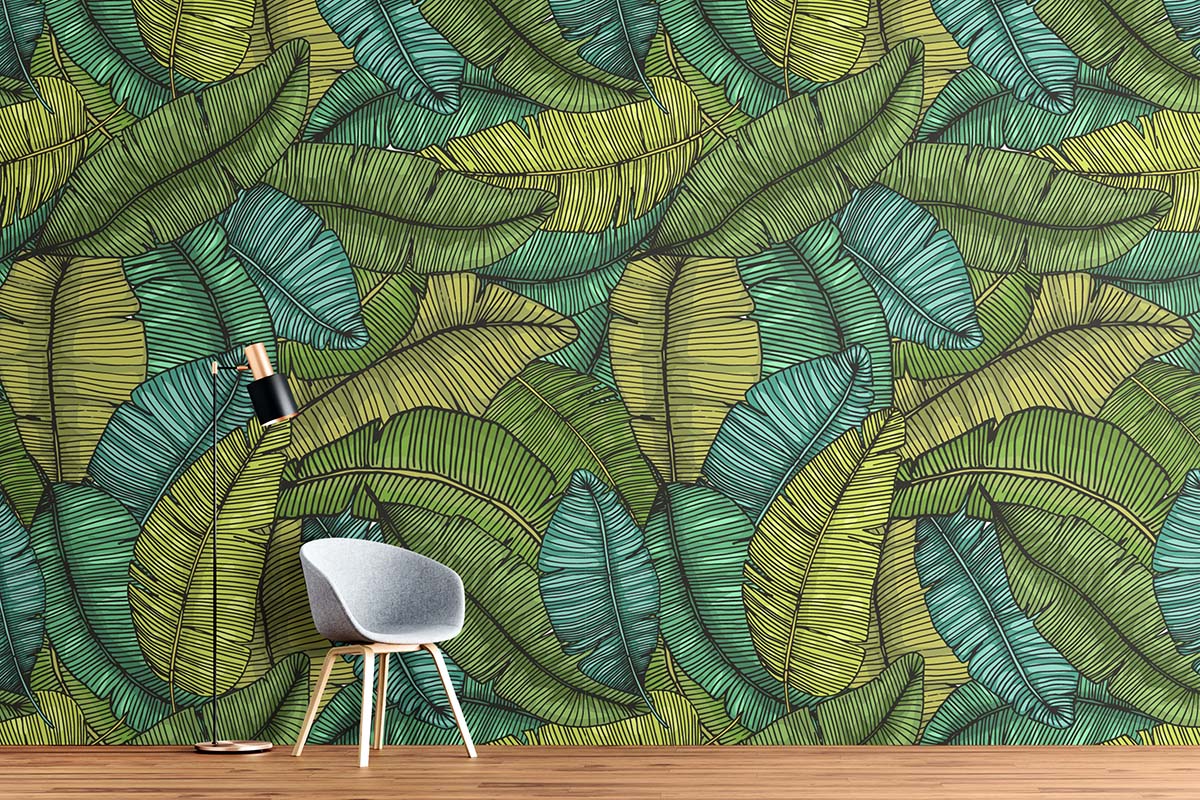Banana Leaf Wallpaper (SM-Floral-023)