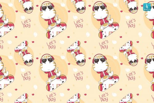 Dinosaur Play Time Wallpaper (SM-Kids-166)