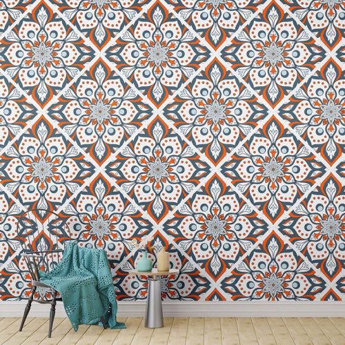 Flower Pattern Mandala Wallpaper (SM-Mandala-006)
