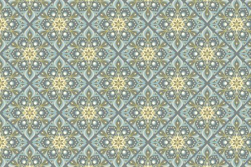 Sea Green Sparkle Mandala Wallpaper (SM-Mandala-011)