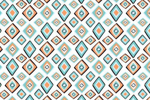 Teal Tales Mandala Wallpaper (SM-Mandala-020)