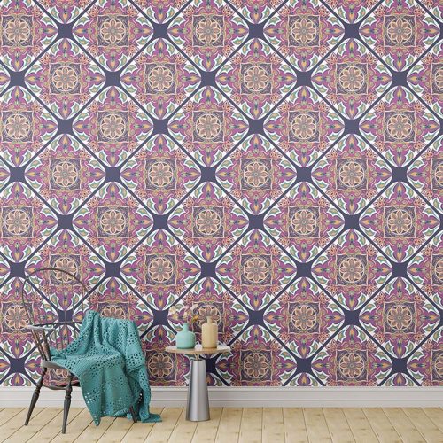 Rhythm in Colours Mandala Wallpaper (SM-Mandala-025)