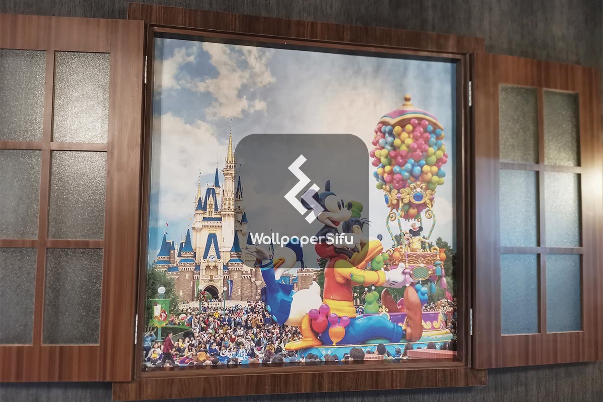 Cafe Scenery Wallpaper Uptown