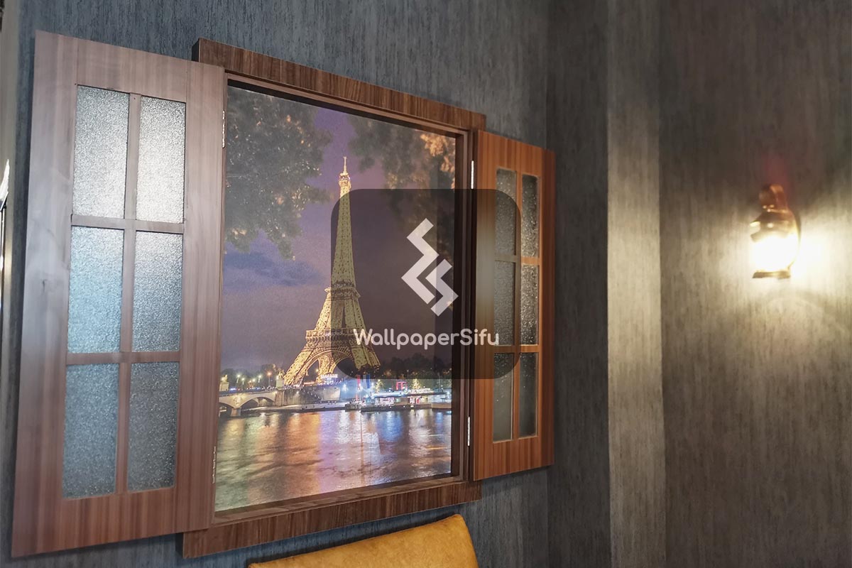 Cafe Scenery Wallpaper Uptown