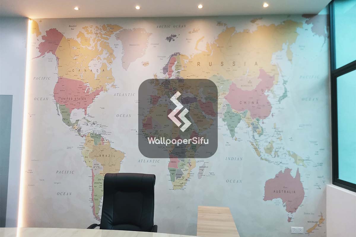 Office World Map Klang