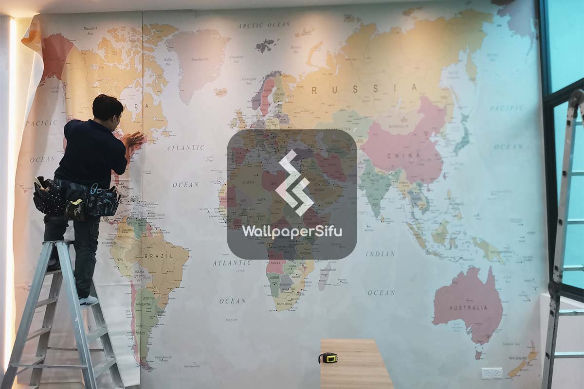 Office World Map Klang