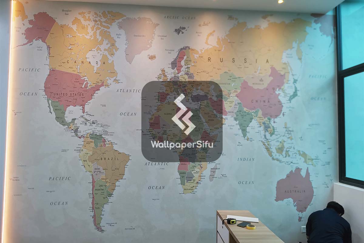 Office World Map Klang