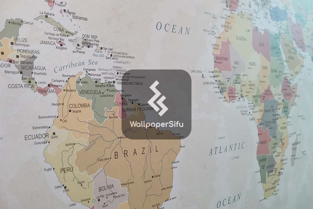 Office World Map Klang