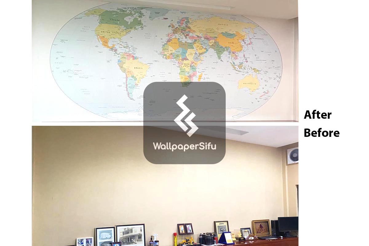 Office World Map Penang