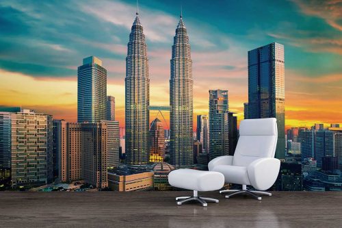 Dawn in KLCC City Wallpaper (SMP-City-001)