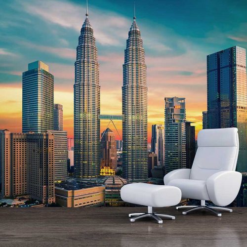 Dawn in KLCC City Wallpaper (SMP-City-001)