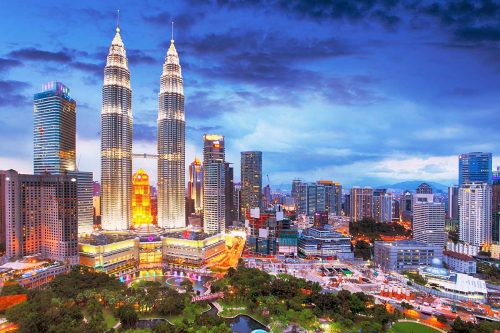 KLCC Night View Mural Wallpaper (SMP-City-007)