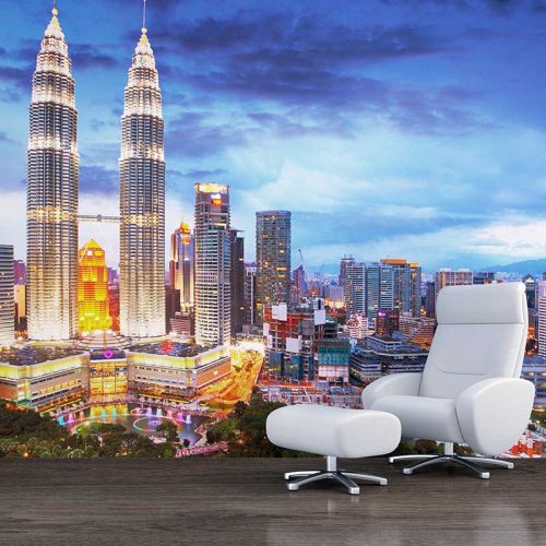 KLCC Night View Mural Wallpaper (SMP-City-007)