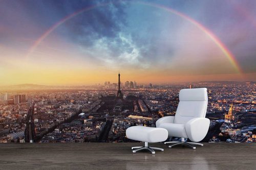 Rainbow in Paris City Wallpaper (SMP-City-010)