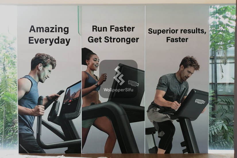 Technogym Glass Stickers