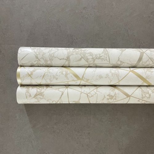White Marble Beige Lines Korean Wallpaper Supreme 10211-3 - Image 7