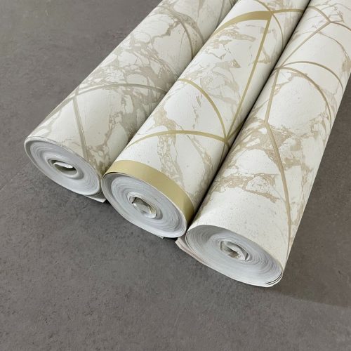 White Marble Beige Lines Korean Wallpaper Supreme 10211-3 - Image 8