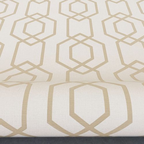 Beige Geometric Pattern Korean Wallpaper Supreme 10215-3 - Image 4