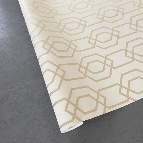Beige Geometric Pattern Korean Wallpaper Supreme 10215-3 - Image 5