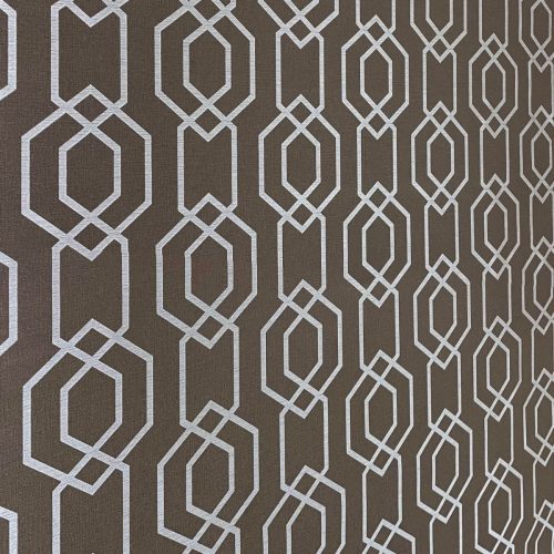 Brown Geometric Pattern Korean Wallpaper Supreme 10215-4 - Image 3
