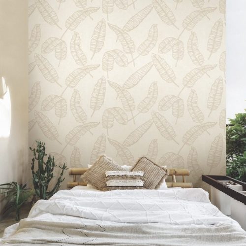 Beige Floral Korean Wallpaper Supreme 10220-2